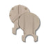 Skimmer Vacuum Port Flap for Doughboy - Almond