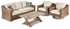 Beachcroft 4 Piece Outdoor Wicker Chat Set