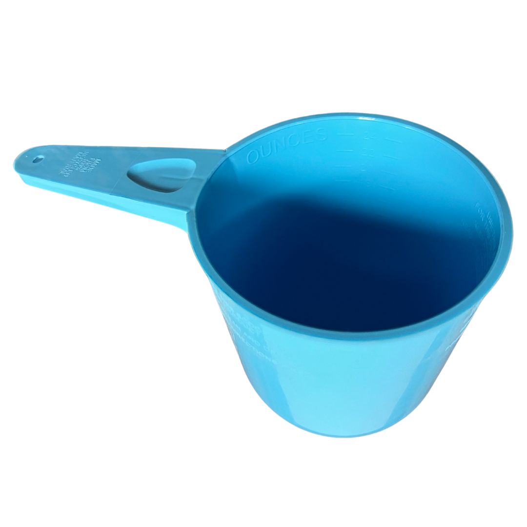 Blue Scoop for Pool Chemicals (24 Ounce / 700 Gram Dry Pool Chemical Scoop)