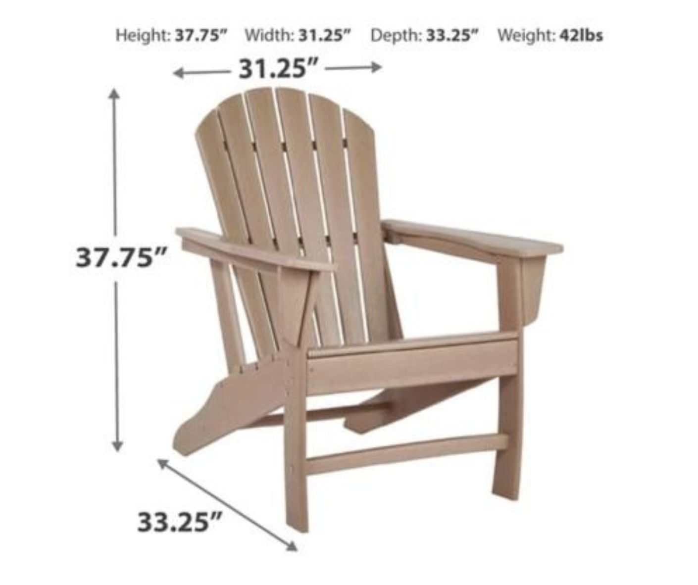 Sundown Treasure Adirondack Chair - MEGA TUFF